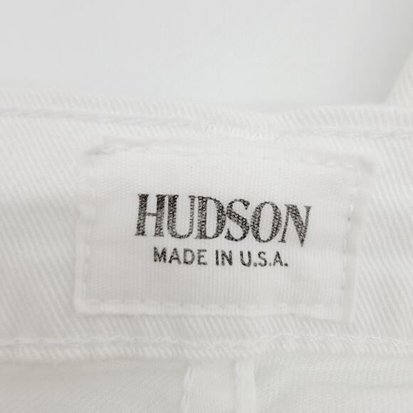 Revolve Hudson Colette White Midrise Skinny Jeans - Size 26 - Picture 6 of 9